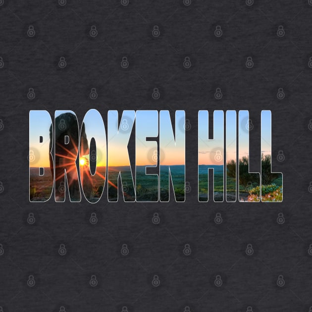 BROKEN HILL - NSW Australia Living Desert Sunset by TouristMerch